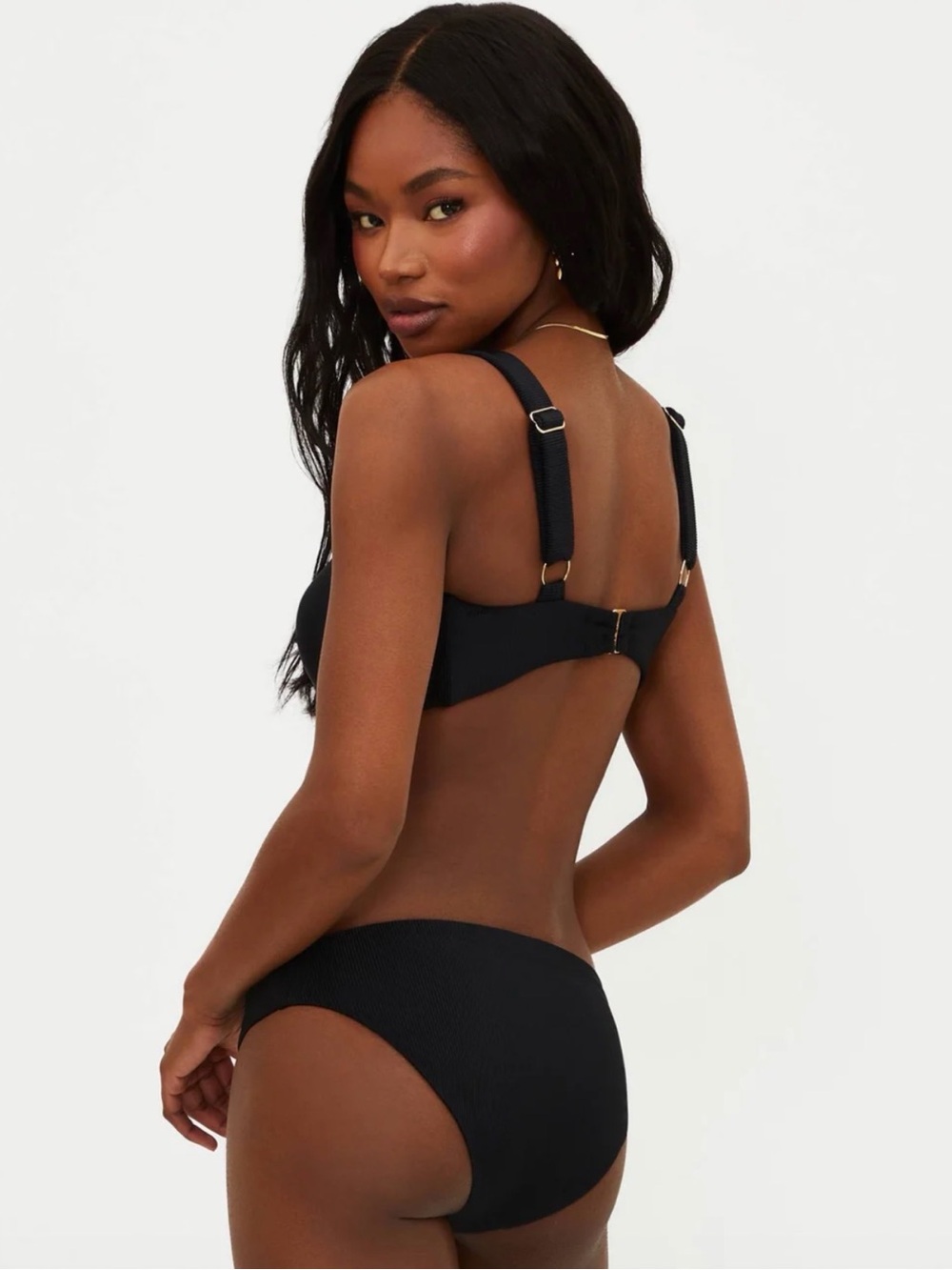 Beach Riot Sophia Bikini Top Black XL - Picture 3 of 4